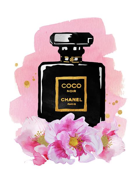 Chanel perfume picture art